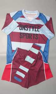 Uniformes de Rugby d'équipe de kit de Rugby de conceptions de couleurs faites sur commande de haute qualité 200-350 GSM avec des chaussettes faites sur commande - Product Image 6