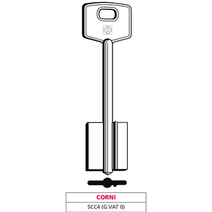 Chiave Doppia per Mappa 5cc4 (VAT 0) Corni - Product Image 1