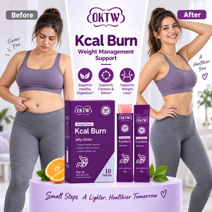 Kcal Burn Jelly Sticks Sabor <span class=keywords><strong>Naranja</strong></span> Control del Apetito Digestión Saludable Pérdida de Peso Control de Peso Suplemento Dietético - Product Image 1