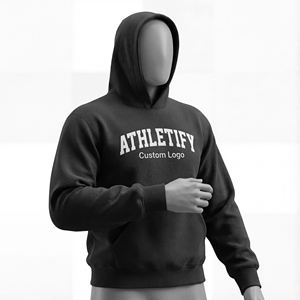 Sweat à capuche en coton mélangé Basics pour homme Design à la mode et confortable Sweat à capuche en coton mélangé parfait pour toute occasion - Product Image 6