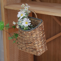 Vente en gros de paniers suspendus en forme de fleur de jacinthe d'eau naturelle tissés à la main pour jardin ferme décoration d'intérieur Vietnam panier cadeau à bon prix