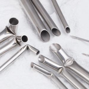 1 unidad de tubo receptor de acero inoxidable 304L para perforaciones, compatible con agujas de joyería corporal, 468mm DI, Ametrine Quirúrgico - Product Image 6