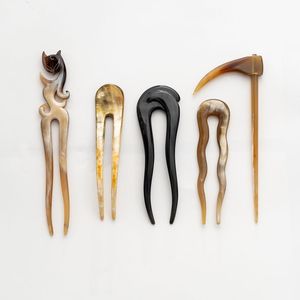 กิ๊ปติดผมรูปเขาควายขัดเงาสำหรับแต่งทรงผมทำมืออุปกรณ์เสริมสำหรับผมกิ๊บหนีบผม - Product Image 1