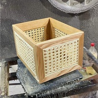 Panier à linge en rotin/cannage tressé, design moderne, écologique, personnalisable, pour l'organisation de la chambre, du bureau et du salon