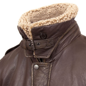 เสื้อแจ็กเก็ตหนังกันน้ำกันลมฤดูหนาวมีซิปสำหรับผู้ชายเสื้อแจ็กเก็ตมอเตอร์ไซค์ระบายอากาศอบอุ่นกลางแจ้งแฟชั่น - Product Image 4