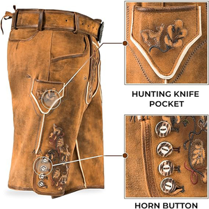 Pantalones cortos de fiesta para hombre Bavarian Lederhosen Outfit Oktoberfest - Product Image 2