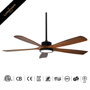 <b>Ceiling</b> <b>Light</b> with Fan 60 Inch,5 Blade Wood <b>Ceiling</b> Fan with <b>Remote</b> <b>Control</b> for Bedroom Dining Room - Product Image 1