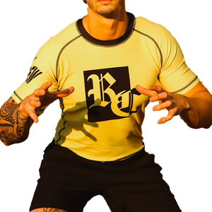 Todos los tamaños de manga larga profesional hecho precios al por mayor hombres Rash Guards para la venta - Product Image 5