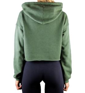 Ensemble de jogging décontracté personnalisé avec logo OEM, sweat-shirt court pour femmes avec logo personnalisé - Product Image 3