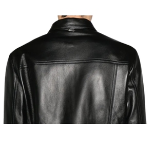 Chaqueta de Invierno de Piel de Oveja Genuina Original para Hombre, Cuello Alto, Logotipo Frontal, Impermeable, Resistente al Viento, Último Diseño, OEM, Alta Calidad, Personalizada - Product Image 5