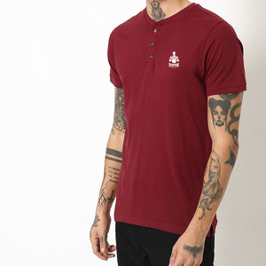 T-shirt à prix de gros pour hommes 100% coton T-shirt à col rond avec logo personnalisé et dernier design pour hommes - Product Image 2