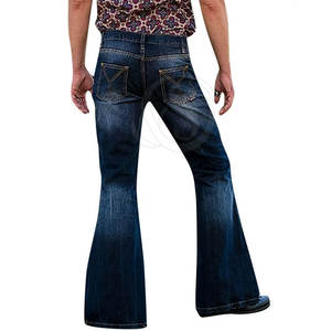 กางเกงแฟชั่นลำลองทรงขาบานสำหรับผู้ชาย ทรงเข้ารูป ผ้าฝ้าย 100% น้ำหนักเบา เอวกลาง ระบายอากาศได้ดี สวมใส่สบาย บริการ OEM คุณภาพสูง - Product Image 6