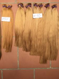 Extensiones de cabello Remy brasileño súper doble dibujado, cabello humano virgen a granel recto teñido de Color claro en todos los colores - Product Image 2