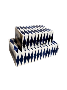 Boîte d'incrustation et d'incrustation de vadrouille en os de luxe pour le stockage de bijoux Organisateur premium fabriqué à la main avec un décor élégant Tradebyd - Product Image 2