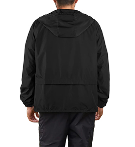 Chaqueta cortavientos reflectante de poliéster para hombre, cortavientos impermeable Retro Vintage, Chaquetas deportivas para exteriores de talla grande para hombre - Product Image 6