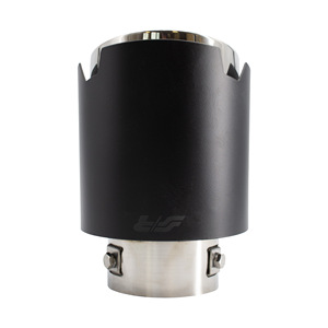 Terminal redondo de 76 mm de acero inoxidable negro - Product Image 4