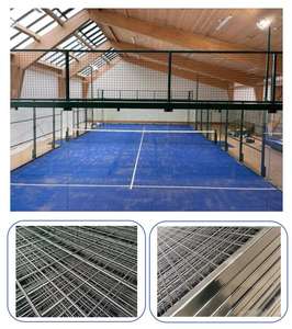ملعب بادل تنس سهل التركيب ومنخفض تكاليف الصيانة، مناسب للاستخدام الداخلي والخارجي، ملعب بانورامي للترفيه - Product Image 3