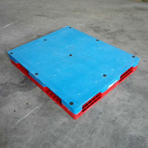 Paletas de plástico de fibra europea de doble cara de entrada de 4 vías de alta resistencia para líneas de producción de máquinas de ladrillos industriales suministro al por mayor - Product Image 2