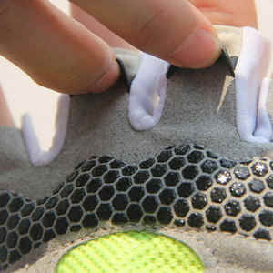 Prix de gros Gants de cyclisme antidérapants personnalisés Gants de cyclisme demi-doigt en cuir de sécurité pour le fitness Gants de course cycliste sportive - Product Image 6