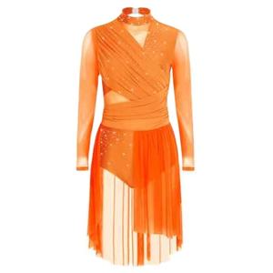 Nuevo Uniforme de Animadoras con Acentos de Pedrería Brillante, Tela Suave y Cómoda, Listo para Practicar - Product Image 2