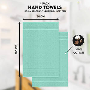 Ensemble de serviettes de bain d'hôtel de luxe, style uni, blanc, 100 % coton, pour la maison et l'hôtel - Product Image 3