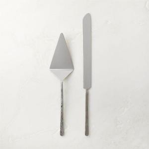Designer Metal <b>Cake</b> <b>Server</b> Set With Jute Handle Dessert Knife Wedding Dining Tableware Kitchen Pastry Tool - Product Image 6