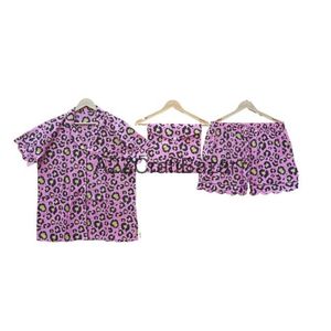 Conjunto de pijama de algodón con estampado Floral ligero para mujer, ropa de dormir de manga corta, hermoso estampado, perfecto verano, el mejor regalo para - Product Image 5