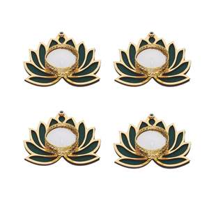 เชิงเทียนอะลูมิเนียมหล่อสีทอง ดีไซน์โดดเด่น ทำด้วยมือ ตกแต่งด้วยทองเหลืองโบราณ เป็นมิตรกับสิ่งแวดล้อม เหมาะสำหรับตกแต่งคริสต์มาส - Product Image 4