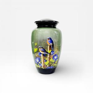 Urna Funeraria Negra Brillante con Caballo Corriendo y Arte Dinámico de Vida Silvestre para un Tributo Conmemorativo de Fuerza y Libertad - Product Image 6