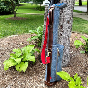 Bolsa de Golf de Estilo Vintage, Lona de Alta Calidad, Gran Capacidad, Ligera Correa Desmontable PARA EL Hombro, Logotipo Personalizable, 2017 - Product Image 1