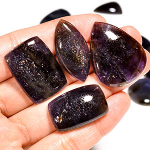 พลอย100% จากแร่ควอตซ์อัญมณีอัญมณีอัญมณีอัญมณีอัญมณีทรงหลวมสีฟ้าธรรมชาติขายส่งสำหรับทำเครื่องประดับ - Product Image 1