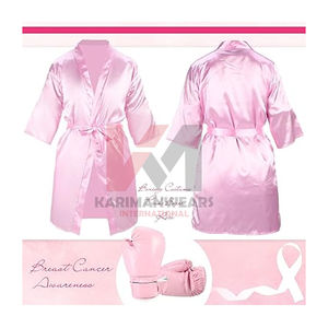 Costume de boxeur Champion pour femmes, robe à capuche pour adulte avec short assorti, tenue de cosplay d'Halloween Knockout - Product Image 3