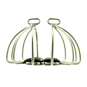 Étriers de sécurité haut de gamme pour chevaux, paire, pour l'équitation, design antidérapant, protection de la cheville, équipement d'équitation durable - Product Image 2