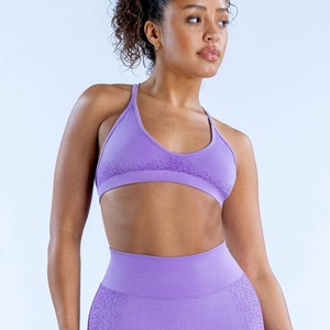 สปอร์ตบราสำหรับผู้หญิงยกทรงแบบมีแผ่นรองด้านหลังเสื้อสำหรับเล่นโยคะฟิตเนสเสื้อครอปบราวิ่งไร้รอยต่อ - Product Image 3