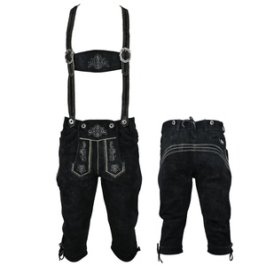 Trachten kneibund lederhose personnalisé/Trachten pantalon bavarois Lederhosen en cuir véritable personnalisé Lederhose court pour hommes - Product Image 5