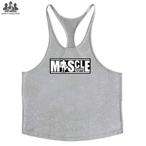 Gym <b>Stringer</b> <b>Vest</b> <b>Men's</b> Tank Tops Weightlifting Fitness Wear Workout <b>Vests</b> High Quality Running Knitted Casual 100% Cotton - Product Image 4