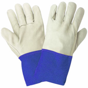 Gants de sécurité de haute qualité chèvre Grain vache cuir fendu TIG soudage abrasion résistant à la chaleur pour lutte contre les incendies Construction BBQ - Product Image 2