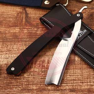 Carbon Steel Barber Wooden Handle Safety Straight Blade <b>Razor</b> for Man\Professional Wholesale Barber <b>Razors</b> - Product Image 2