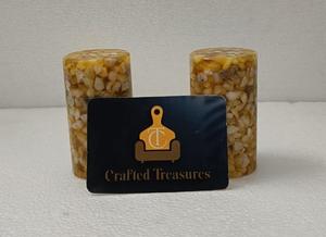 Custom Logo <b>Resin</b> & <b>Stone</b> salt & pepper shakers with embedded <b>Stone</b> & <b>Resin</b> Personalized Kitchenware Tools At Best Price - Product Image 6