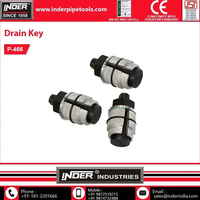 Clé à drain en fer de qualité industrielle supérieure, différentes tailles, pour robinet d'évier et tuyauterie de plomberie, prix de gros, OEM