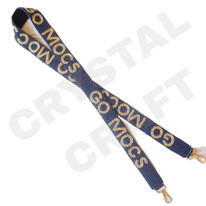 Correa de monedero con cuentas de estrella Howdy, bolso de cuentas de semillas de oro blanco personalizado, correas, accesorios, bolsas, piezas especiales, accesorios - Product Image 2