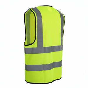 Gilet de sécurité réfléchissant orange haute visibilité, vêtements de travail avec bandes réfléchissantes, vêtements réfléchissants, gilet de sécurité réfléchissant - Product Image 4