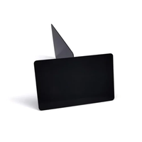 Carte de contrôle d'accès NFC 216 noire brillante, carte intelligente PVC de contrôle d'accès NFC NTAG216 noire brillante de qualité supérieure