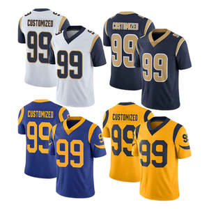 ชุดเสื้อเจอร์ซี่อเมริกันฟุตบอลผู้ชายเสื้อฟุตบอลแบบหลวมมีกระเป๋าผ้าคอตตอนปรับแต่งได้ - Product Image 1