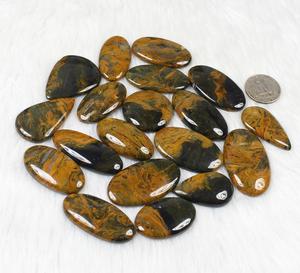 Nouvelle arrivée naturel Pietersite mélange forme lisse haute poli Cabochon pierre précieuse en vrac pour la fabrication d'acier moins de bijoux en acier - Product Image 2