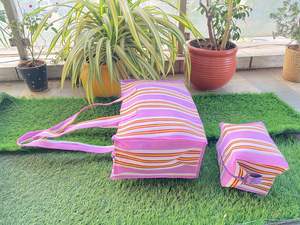 ถุงผ้าไนลอนรีไซเคิลสำหรับตลาดอินเดียถุงช้อปปิ้งทำจากพลาสติกโพลีโพรพิลีนอย่างยั่งยืนถุงซักผ้าผลิตในอินเดีย - Product Image 3