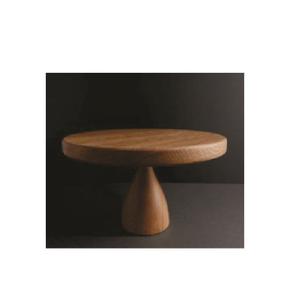 Base Redonda Moderna para Pastel de Madera Hecha a Mano y Plato Multiusos de Madera, Exhibición de Postres Ecológica para Uso Doméstico, Herramientas para Pasteles Prisma Designs - Product Image 1