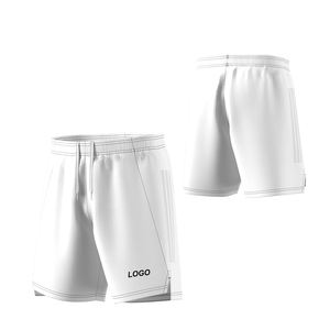 Venta al por mayor de pantalones cortos de gimnasia de los hombres de alta calidad de algodón Casual sólido Fitness deportes entrenamiento pantalones cortos para correr XS medio elástico de lona - Product Image 3