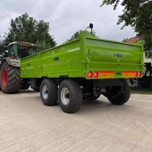 Remolque basculante de 8 toneladas de 4 ruedas de calidad asequible de nuevo diseño para granja usado adjunto con tractor/volquete hidráulico remolque de 8 toneladas - Product Image 4