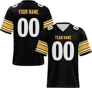 OEM de alta calidad 2025 uniforme de fútbol americano 100% poliéster equipo de color sólido camiseta de fútbol americano productos de buena calidad - Product Image 3